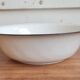 Enamelled sheet metal basin