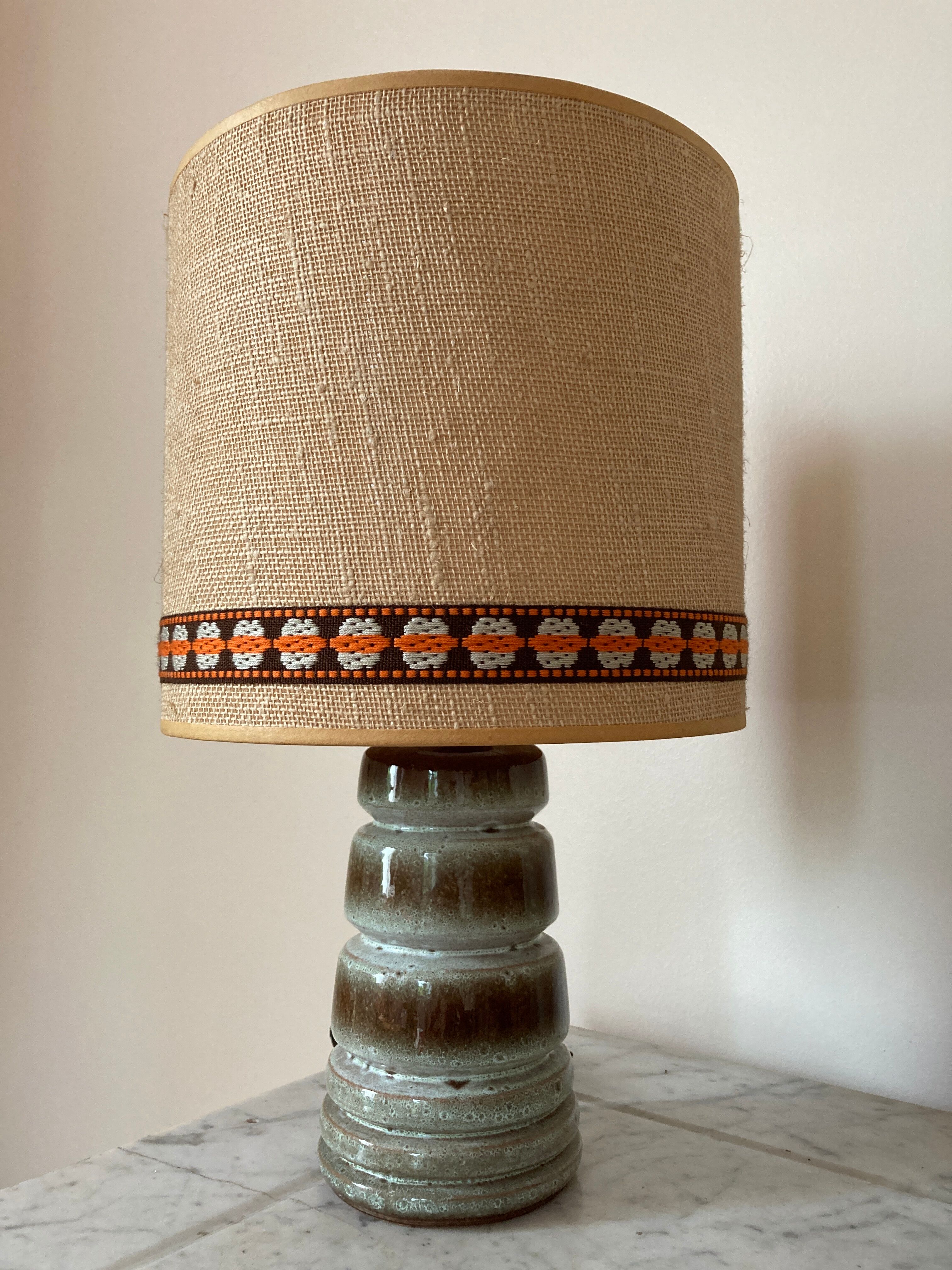 Stoneware brutality lamp