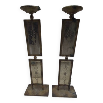 1 pair of candlesticks