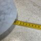 Half-globe ceiling light with speckled glass