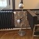 Two-light floor lamp with removable magnetic Eyes Ball.