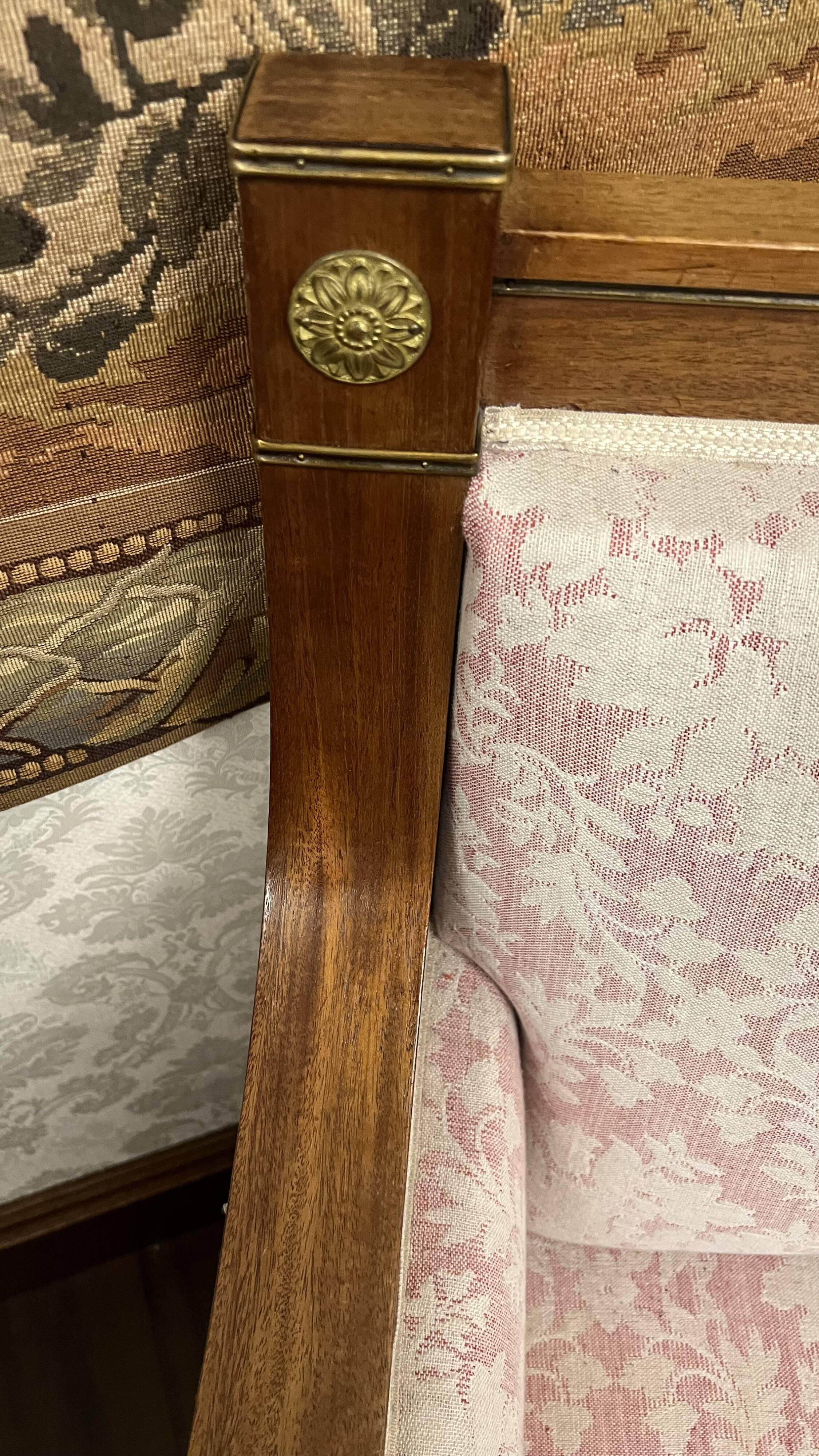 Fauteuil Empire Restauration, 1825, France