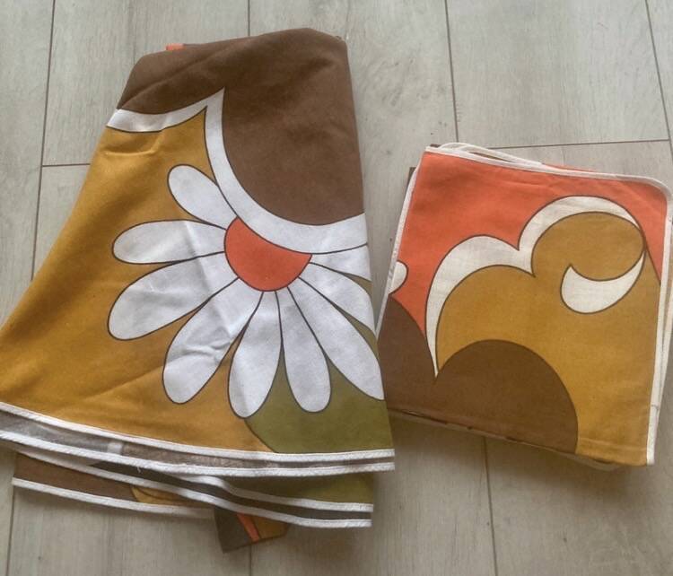 Retro tablecloth