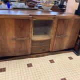 Art Deco 3-door, 2-drawer sideboard