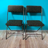 Pair of folding chairs Lafuma Chantazur