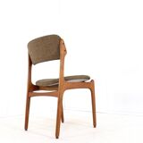 Set of 6 Erik Buch dining chairs 'Kongvund' - danish design teak
