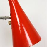 Red Table Lamp by Josef Hurka for Lidokov, 1970s