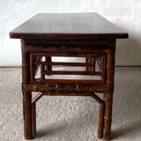 Table basse en bambou