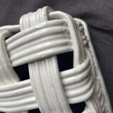 White ceramic basket