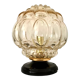 Wall lamp in gilded bubble glass