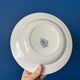 Set of 4 blue deep plates Terre de Fer Moulin des Loups summer