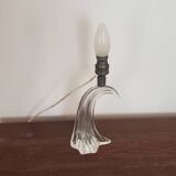 Bohemian art deco crystal lamp base