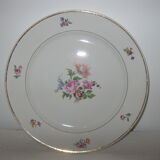 8 plates porcelain Lunéville