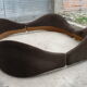 Lit anémone Govin Bernard vintage 200cm