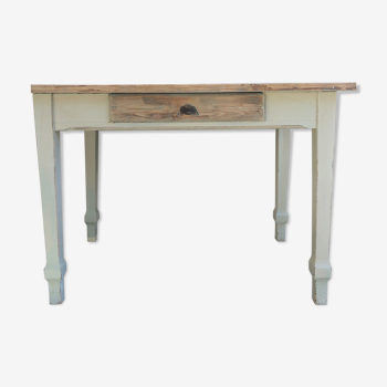 Farmhouse table with flap