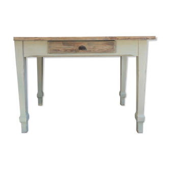 Farmhouse table with flap