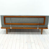 Teak minerva 3 seater sofa by Peter Hvidt & Orla Mølgaard Nielsen For France & Son, 1950