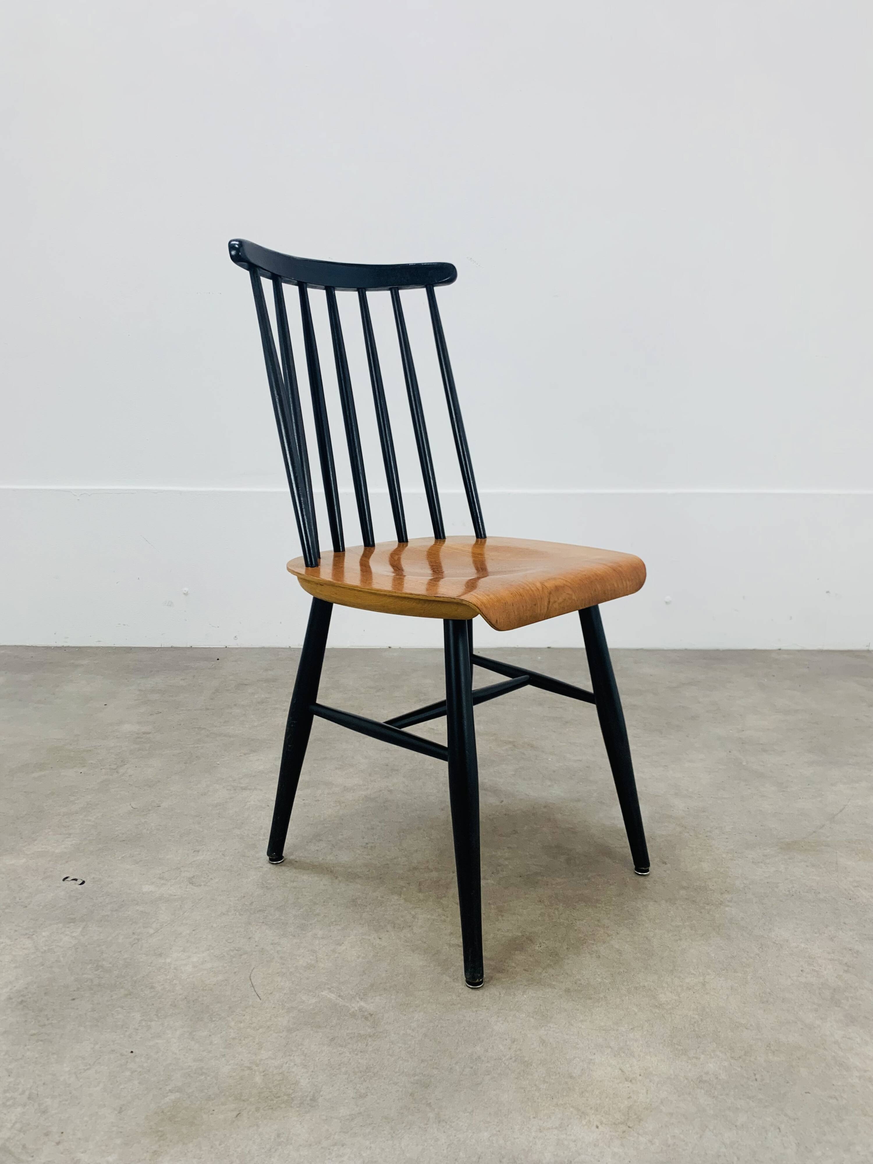 6 Fanett chairs by Ilmari Tapiovaara, Scandinavian, 1960s