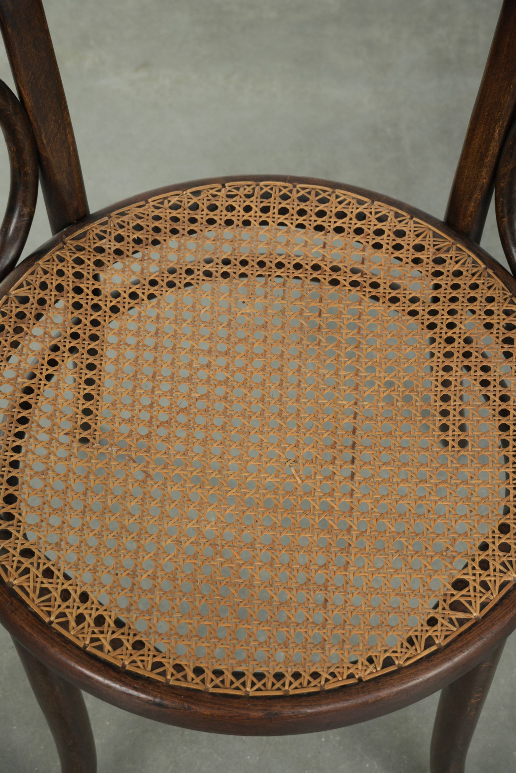 Original Cosmos vintage webbing chair in Thonet style from the 20th century