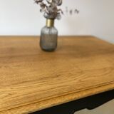 Regency style table in solid oak