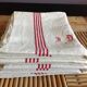 4 linen tea towels