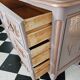 Commode Vintage vieux rose