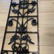 Art nouveau 2 cast iron grills top deco indoors and outdoor stitches