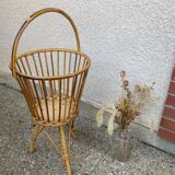 Vintage rattan worker