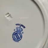 Set of 6 Villeray de Luneville dessert plates