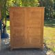 Elegant 1950s oak wardrobe