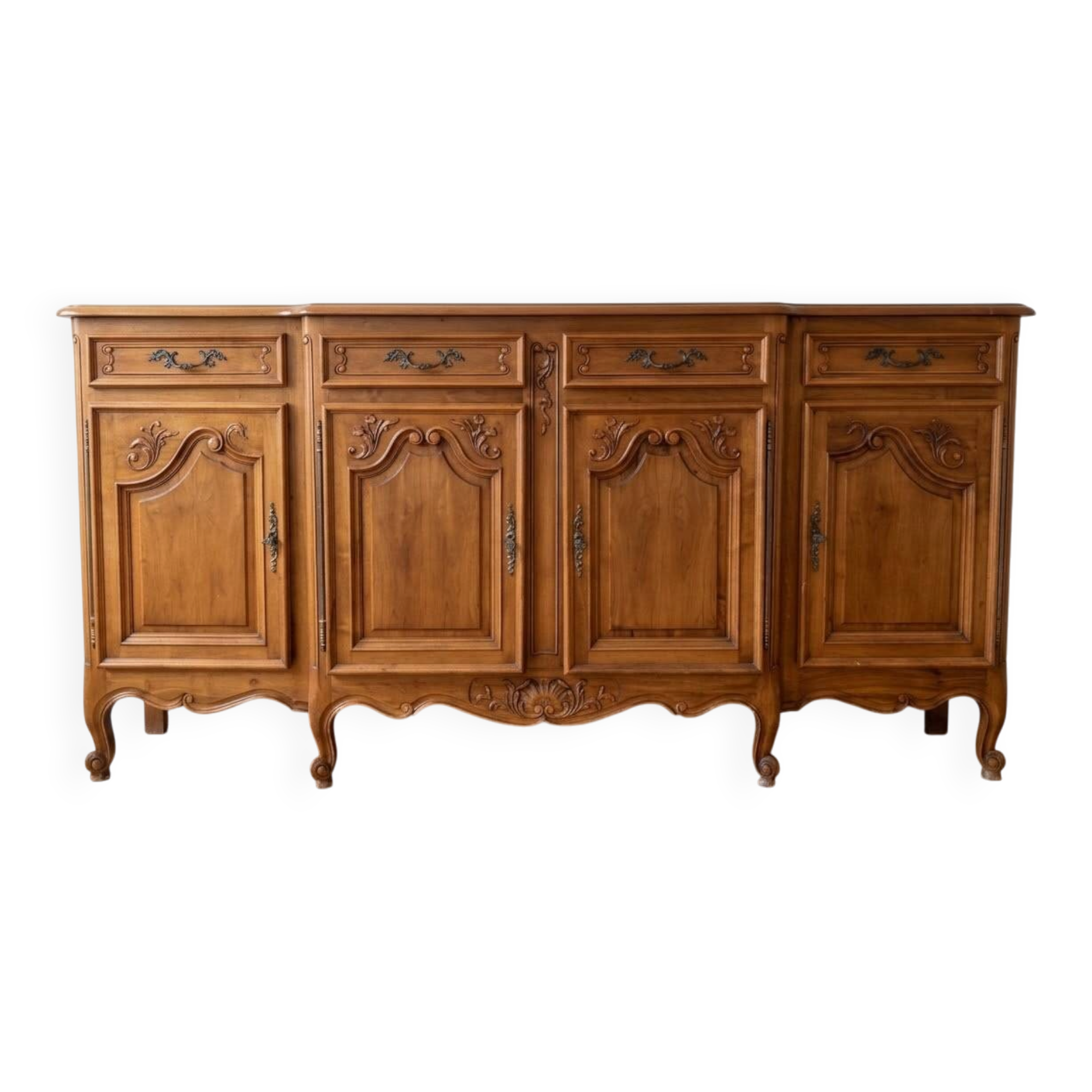 Artisanal sideboard in solid light oak
