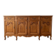 Artisanal sideboard in solid light oak