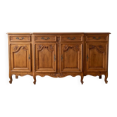 Artisanal sideboard in solid light oak