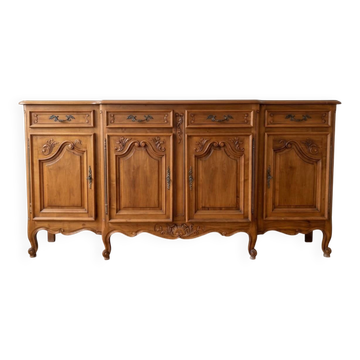 Artisanal sideboard in solid light oak