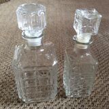 Duo de carafes à whisky