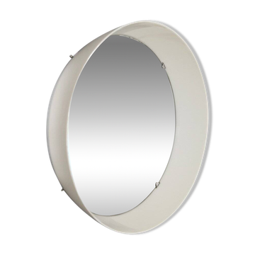 Miroir rond par Gino Colombini pour Kartell, années 1960
