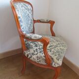 Louis XV blue style armchair