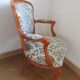 Louis XV blue style armchair