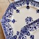 6 dessert plates ironstone Longchamp Rouen 19th century