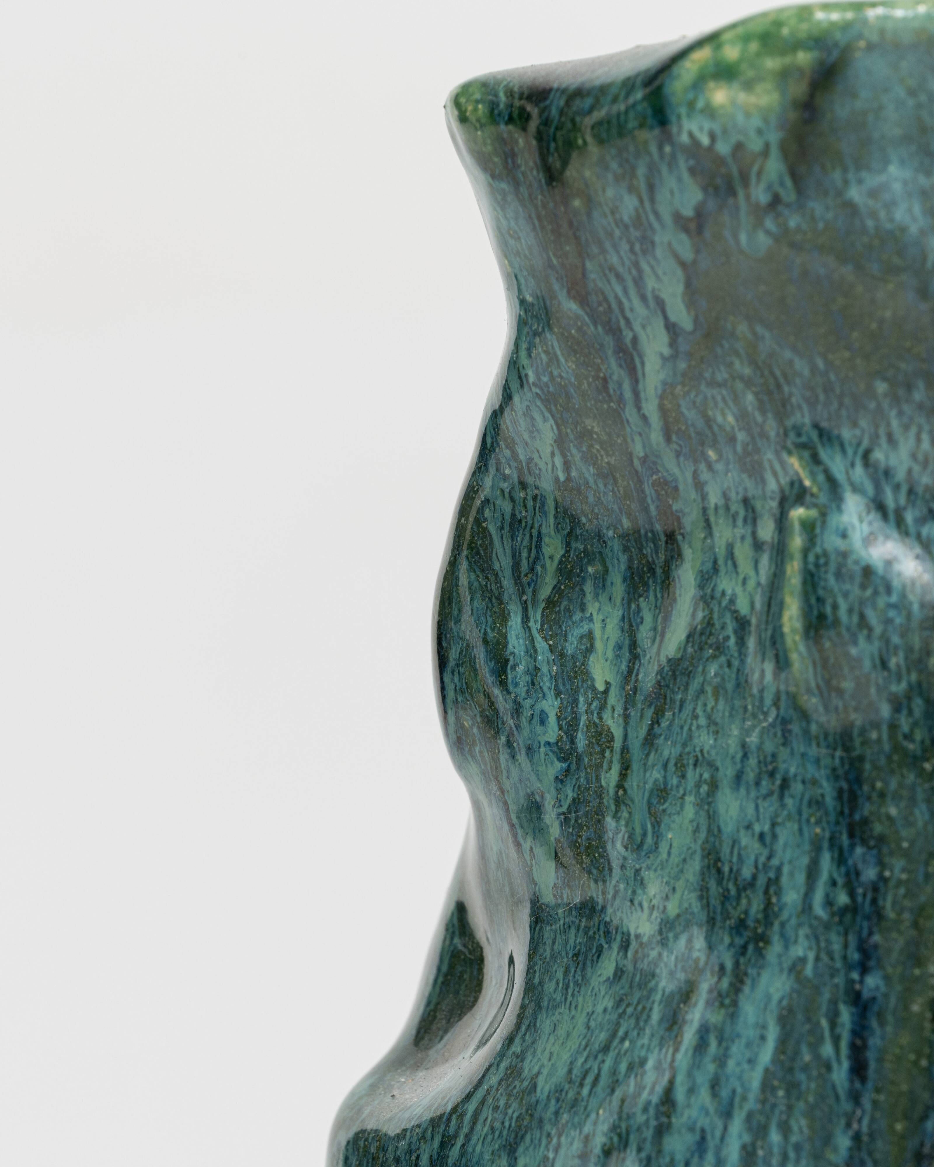 Green sandstone side table