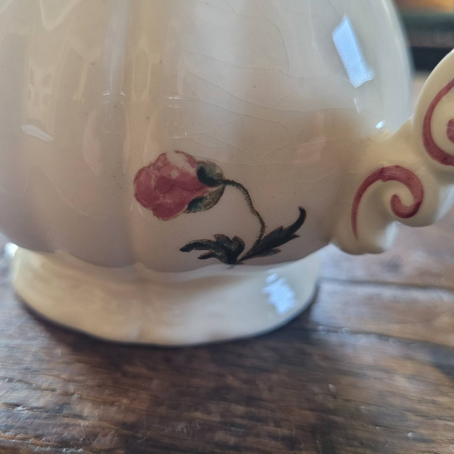 ​Pot à Lait ou Crémier Digoin Sarreguemines "Agreste" – Circa 1930