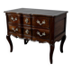 Commode Sauteuse en Amarante et Acajou, époque Louis XV – XVIIIe