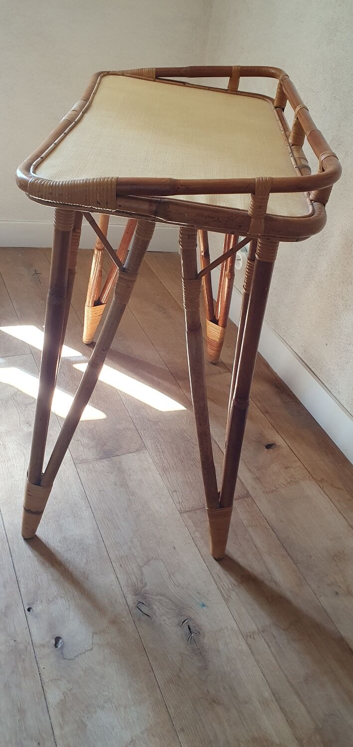 Bureau en rotin