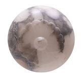 Stunning French Alabaster pendant lamp 1920s
