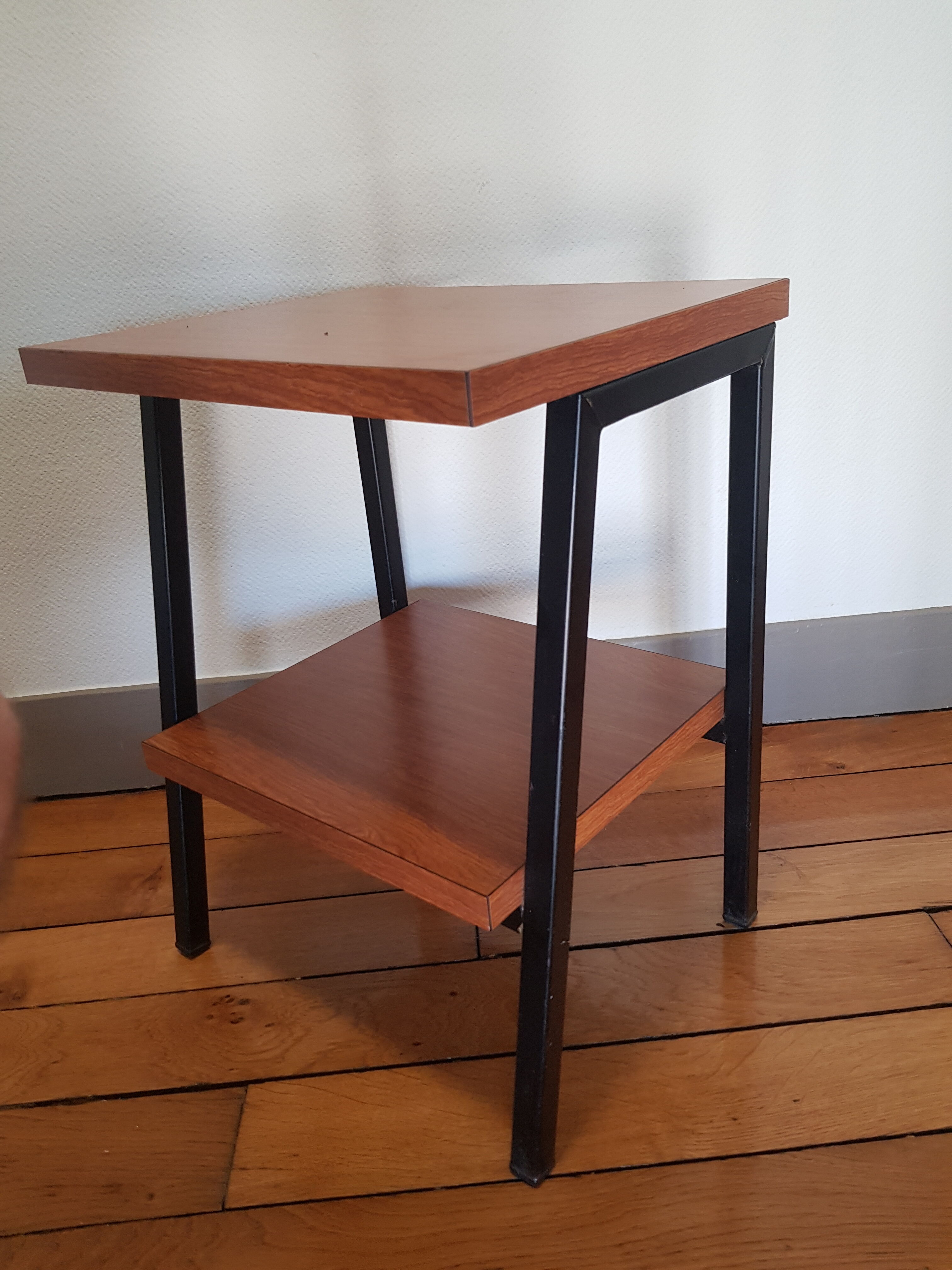 Gueridon metal and formica