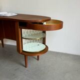 Vintage desk Kai Kristiansen with bar