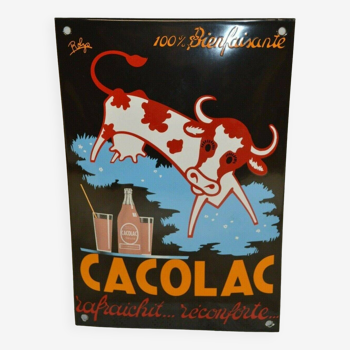 plaque émaillée CACOLAC