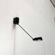 Classic Vintage Italian wall lamp Daphinette by Tommaso Cimini for Lumina, 1980s.