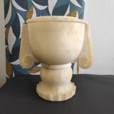 Alabaster lamp or column base