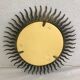 Former mirror sun contour metal vintage decoration